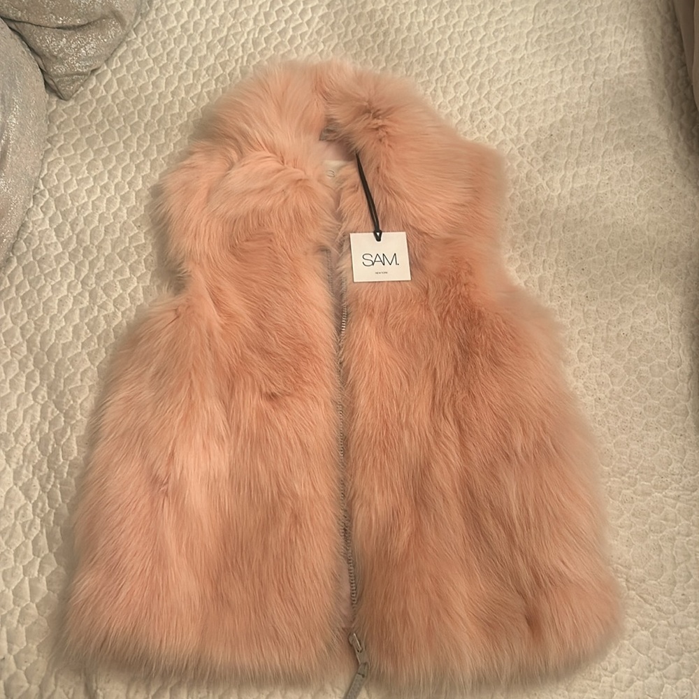 NWT SAM Lola Pink Vest